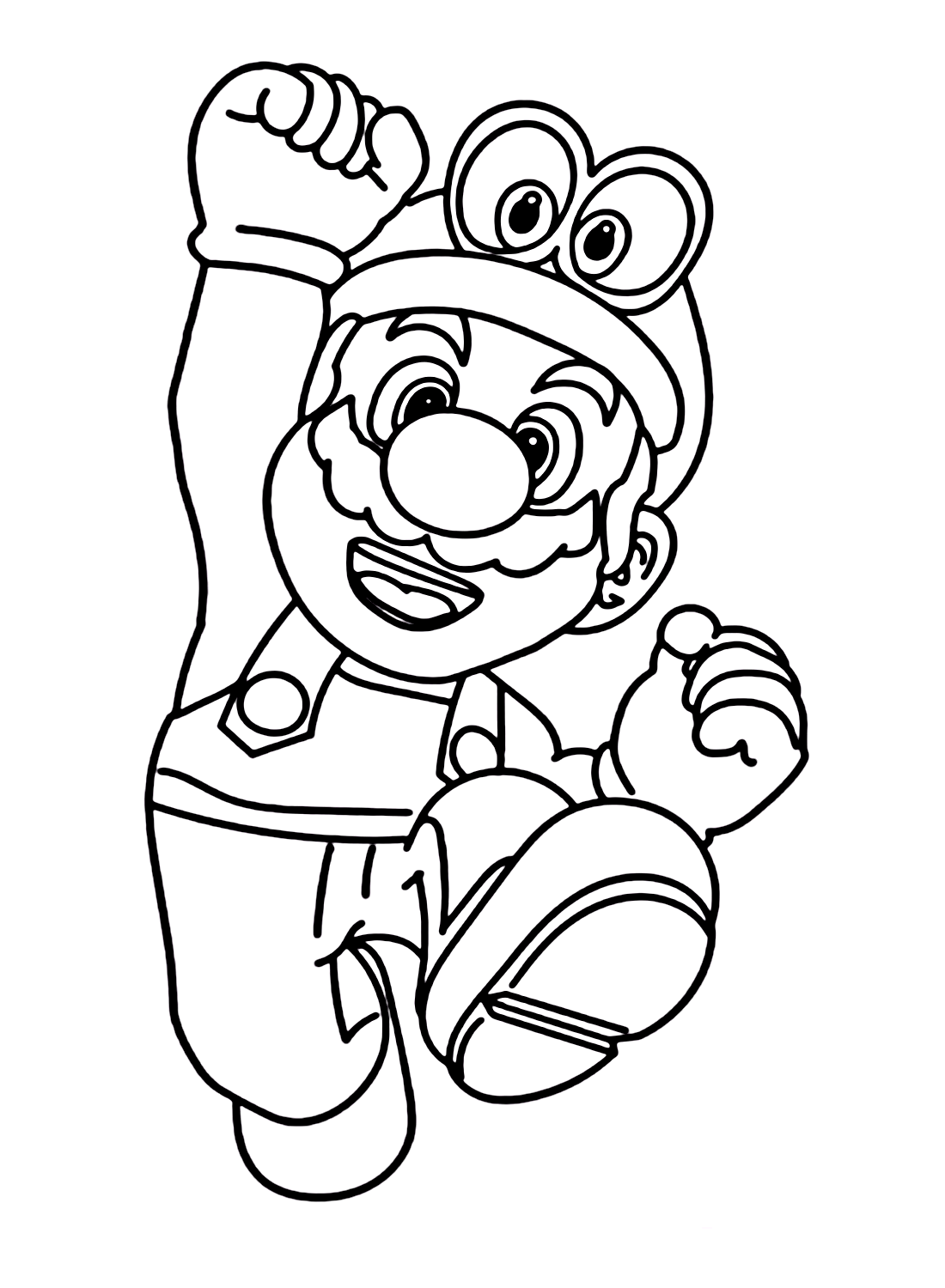 73 Mario Coloring Pages for Kids Printable 4