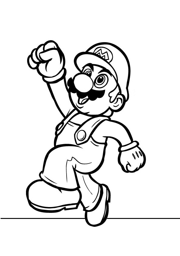 73 Mario Coloring Pages for Kids Printable 40