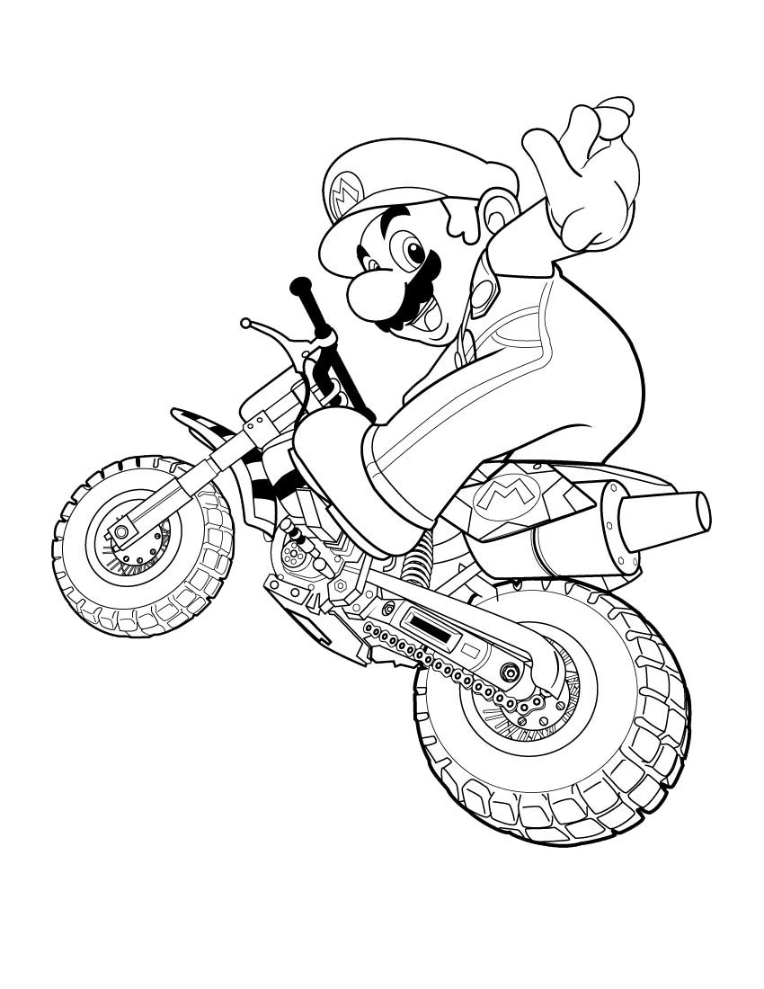 73 Mario Coloring Pages for Kids Printable 45