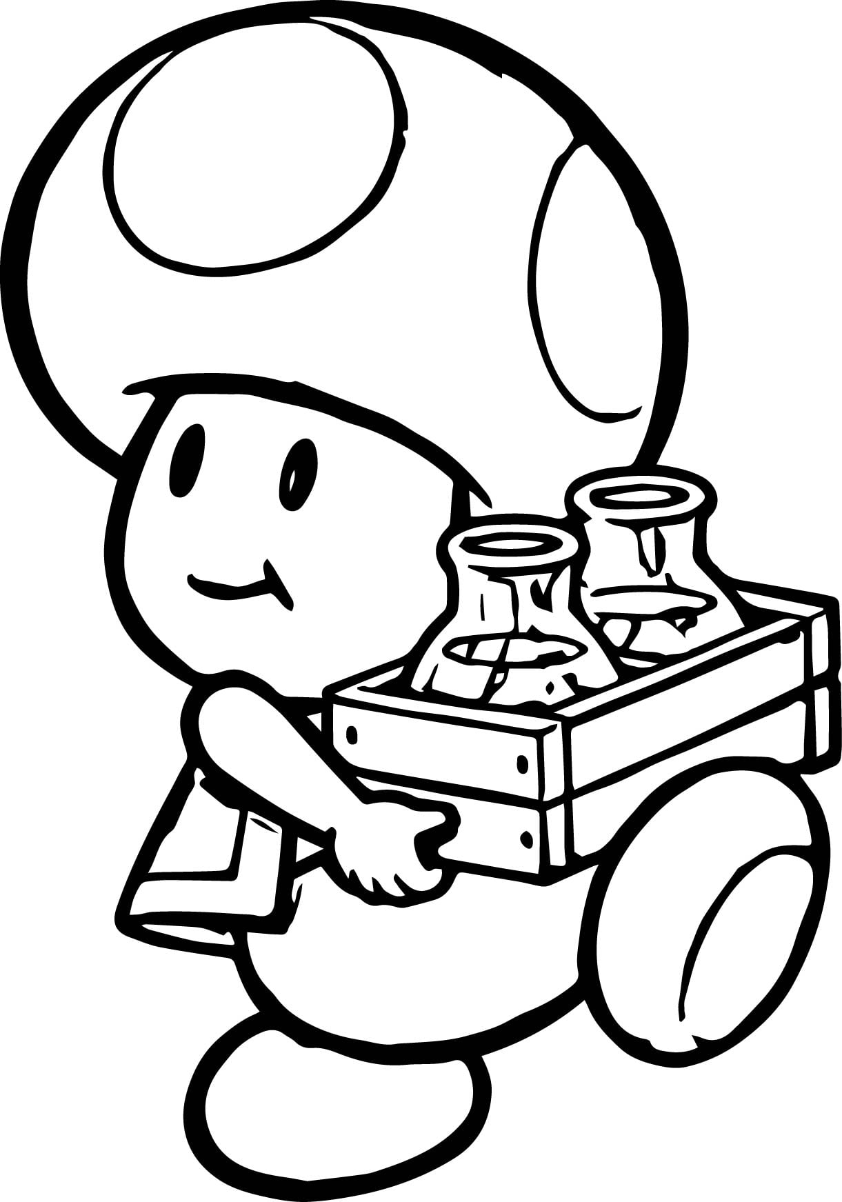 73 Mario Coloring Pages for Kids Printable 5