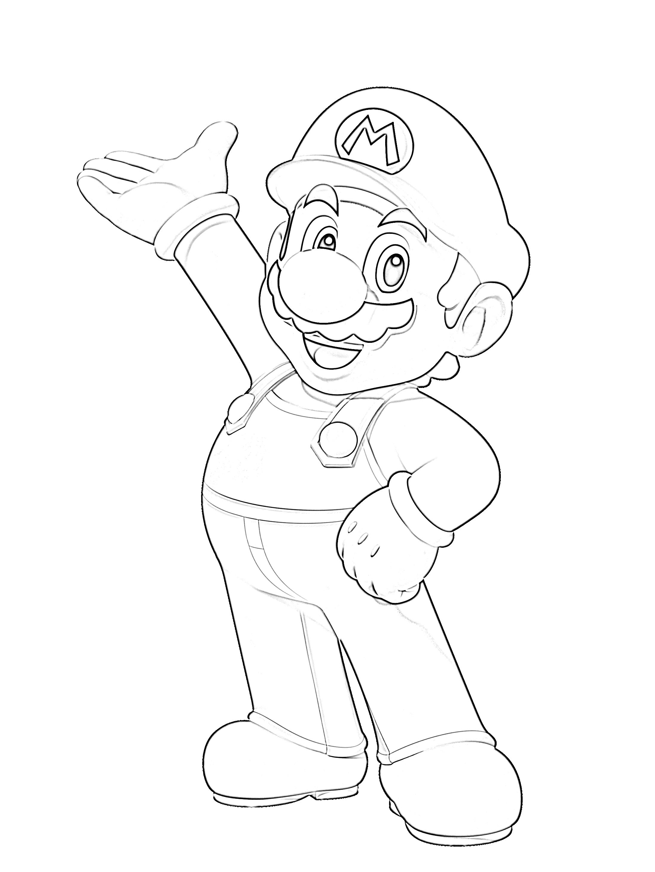 73 Mario Coloring Pages for Kids Printable 53