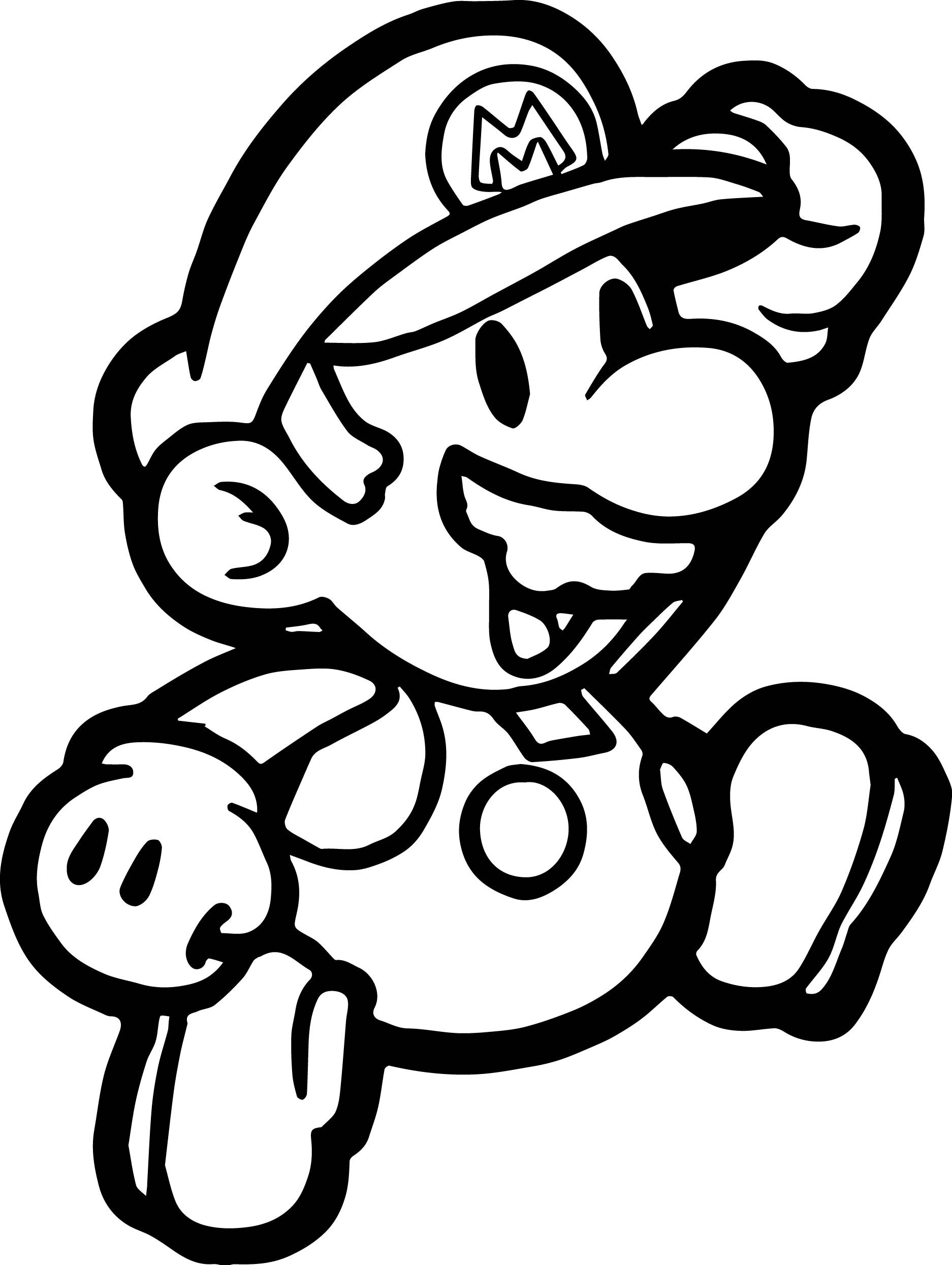 73 Mario Coloring Pages for Kids Printable 67