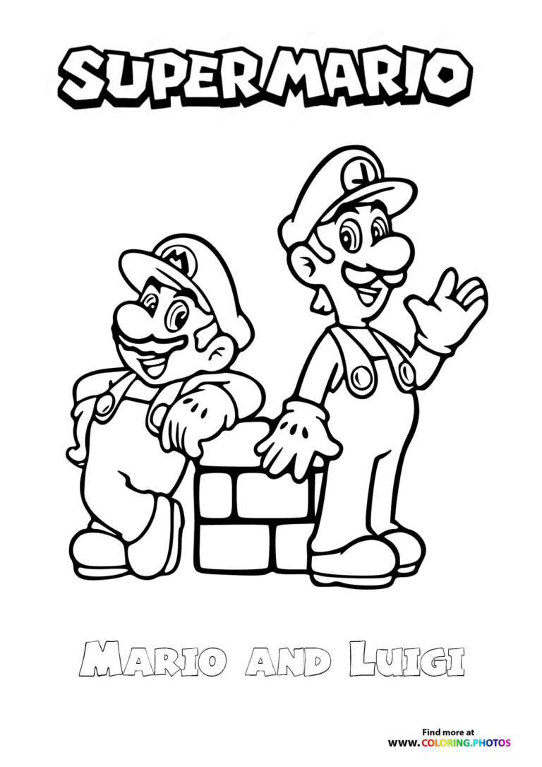 73 Mario Coloring Pages for Kids Printable 73