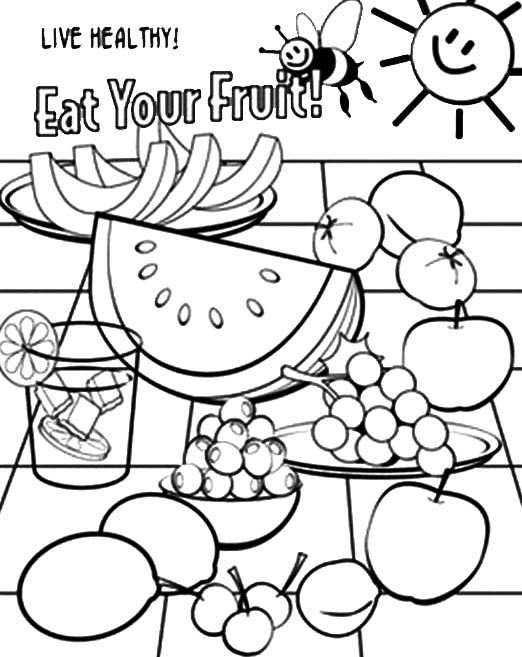 86 Breakfast Coloring Pages Printable 11