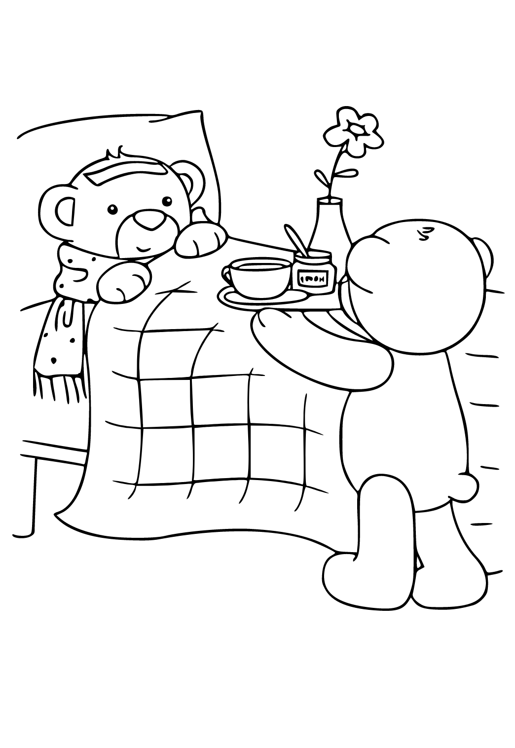 86 Breakfast Coloring Pages Printable 18