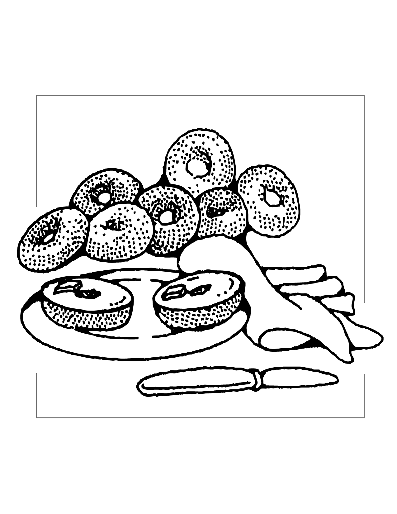 86 Breakfast Coloring Pages Printable 22