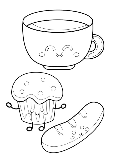 86 Breakfast Coloring Pages Printable 3