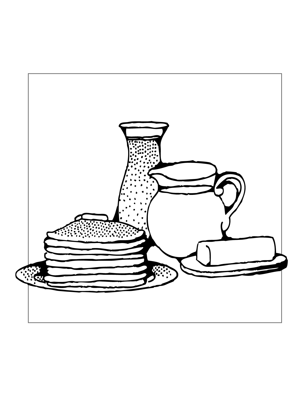 86 Breakfast Coloring Pages Printable 42