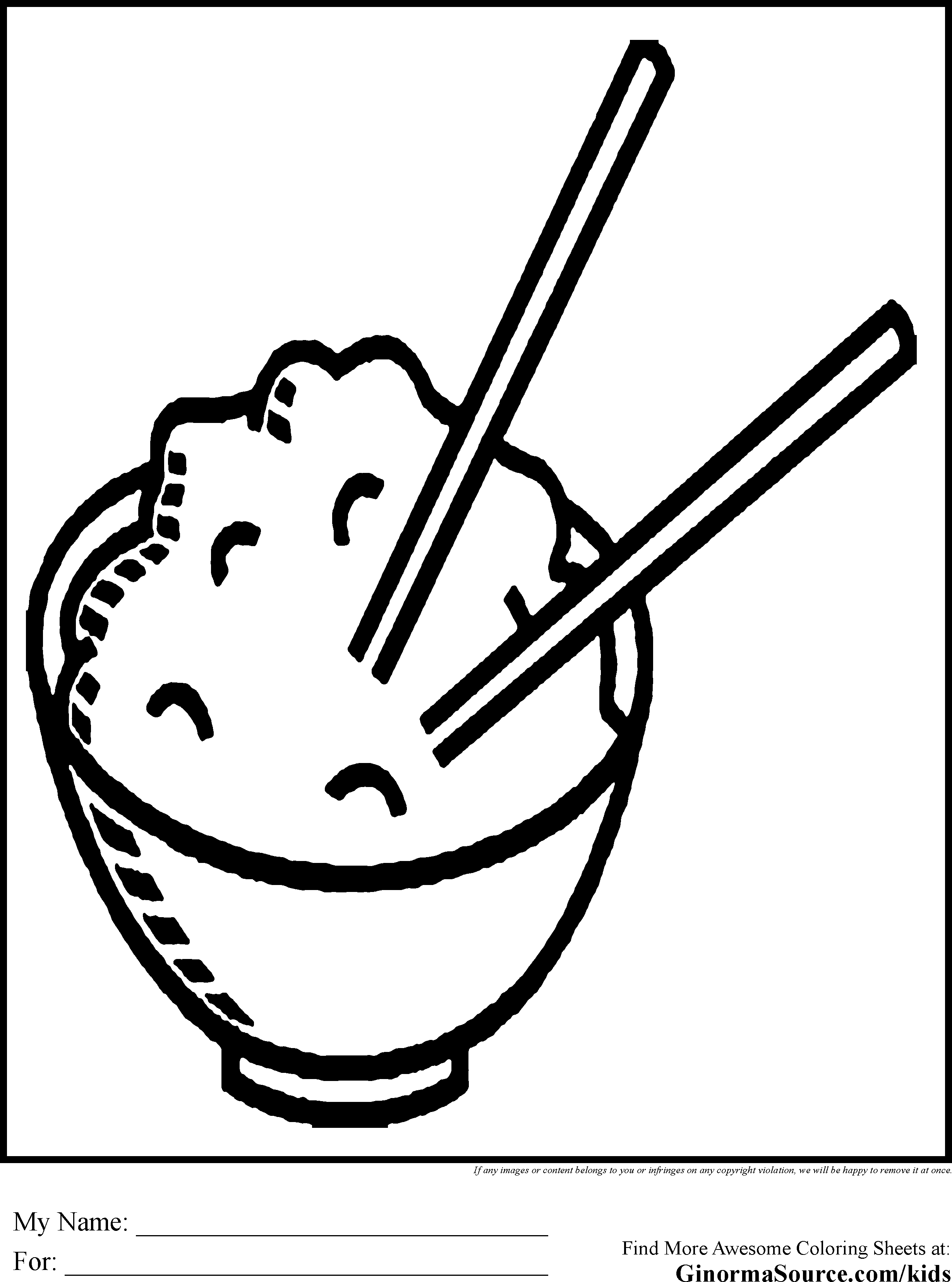 86 Breakfast Coloring Pages Printable 65