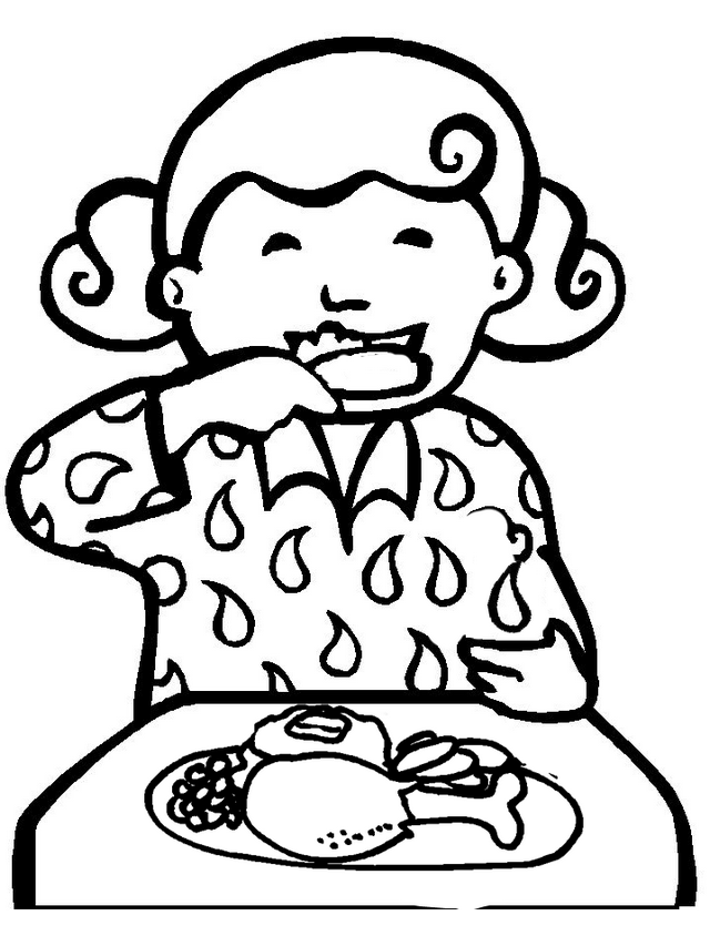 86 Breakfast Coloring Pages Printable 78