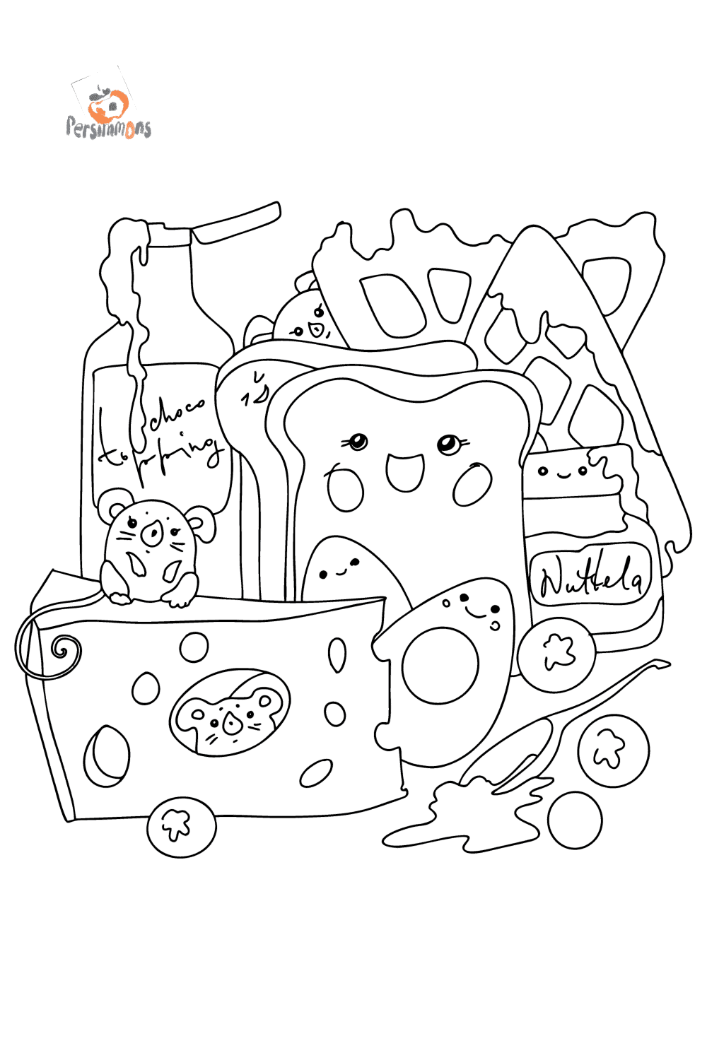 86 Breakfast Coloring Pages Printable 8