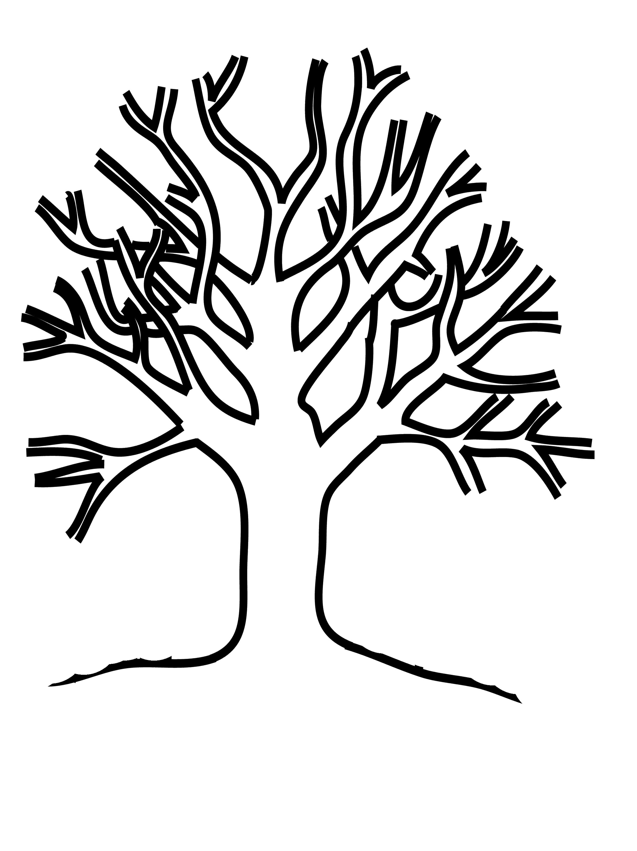 88 Tree Coloring Pages for Kids Printable 10