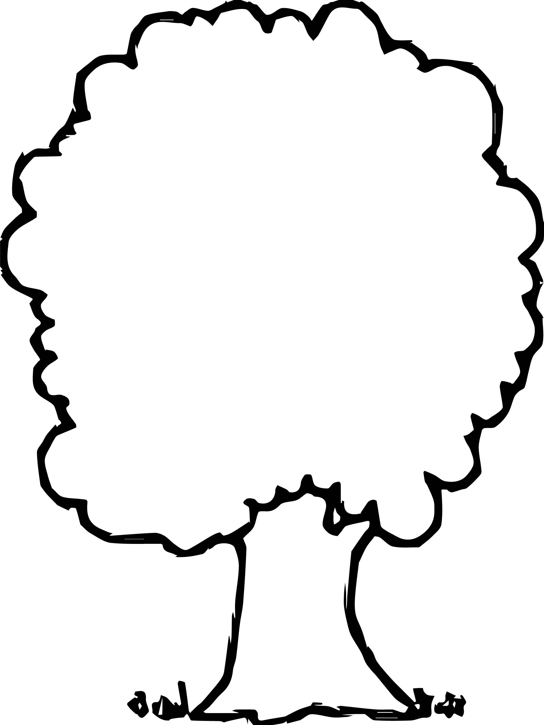 88 Tree Coloring Pages for Kids Printable 22