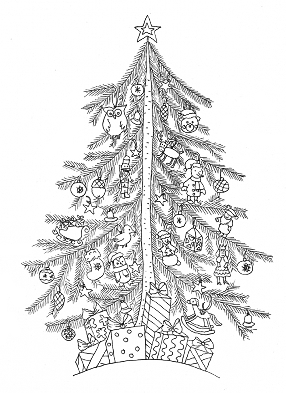 88 Tree Coloring Pages for Kids Printable 29