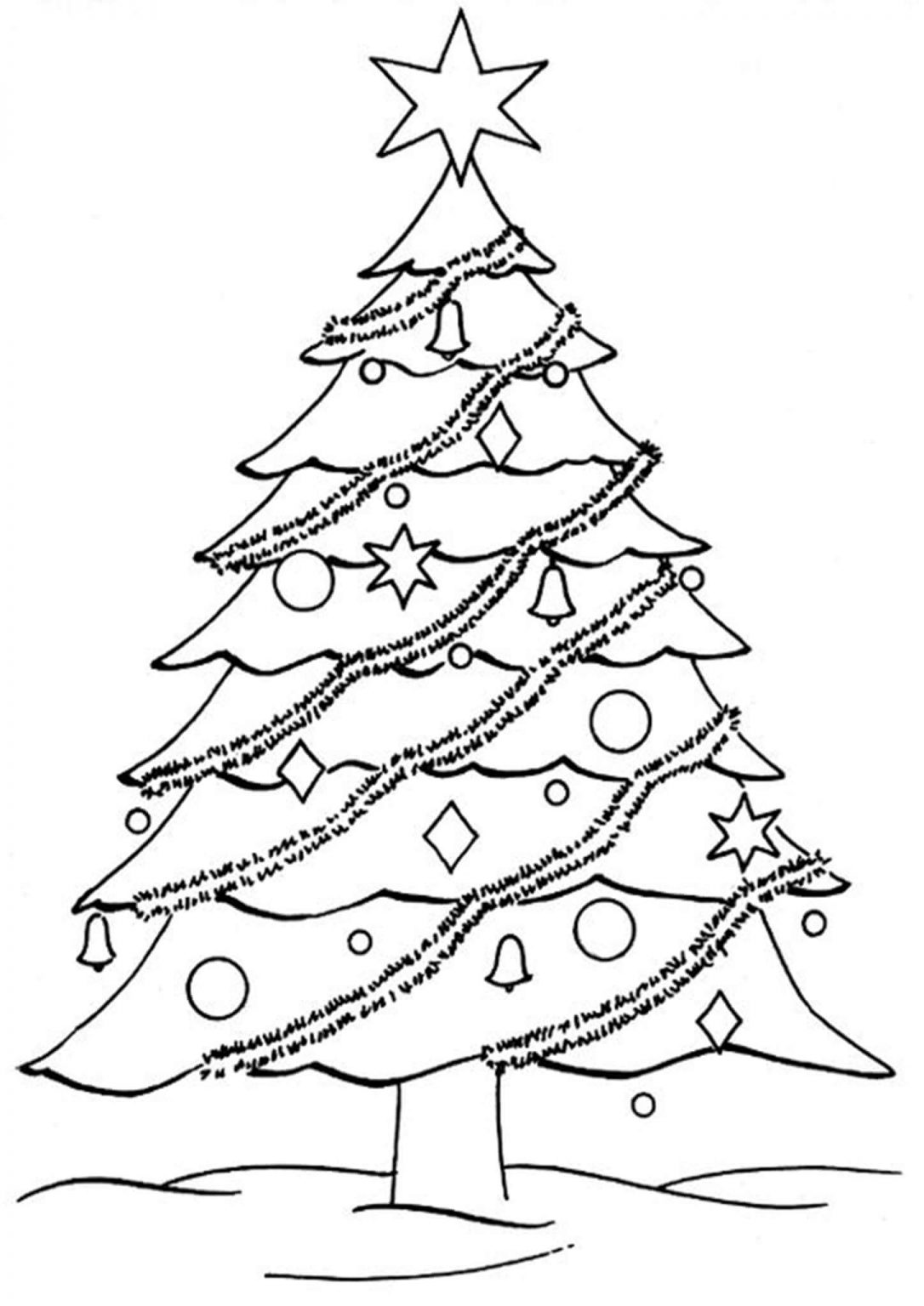 88 Tree Coloring Pages for Kids Printable 4