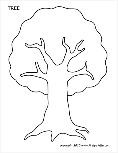 88 Tree Coloring Pages for Kids Printable 53