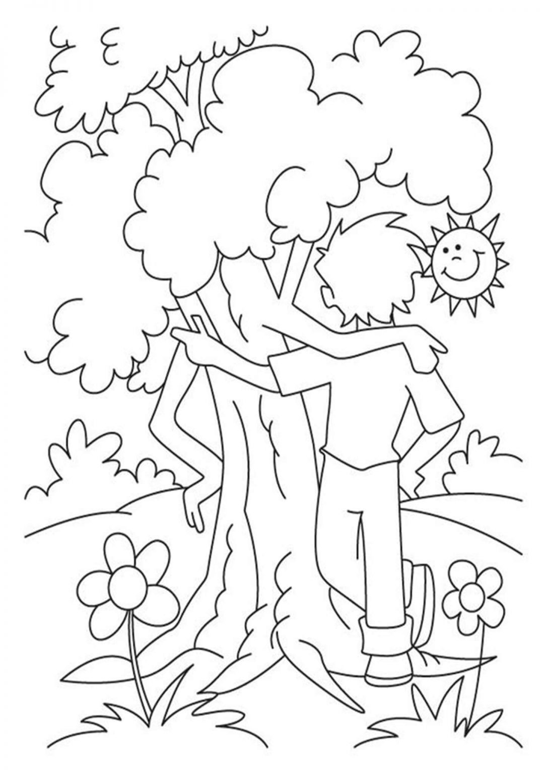 88 Tree Coloring Pages for Kids Printable 64