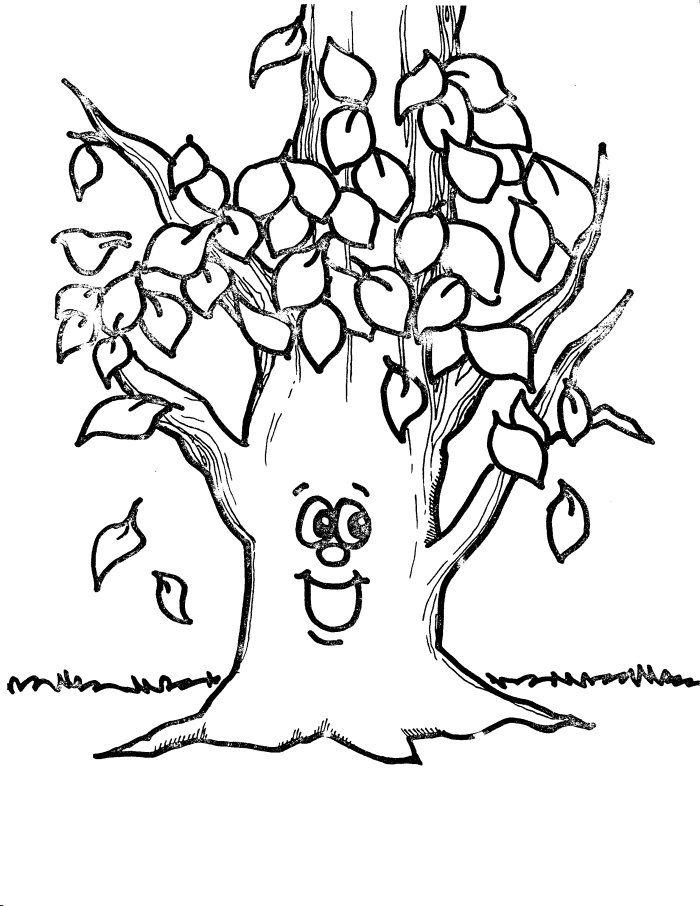 88 Tree Coloring Pages for Kids Printable 75