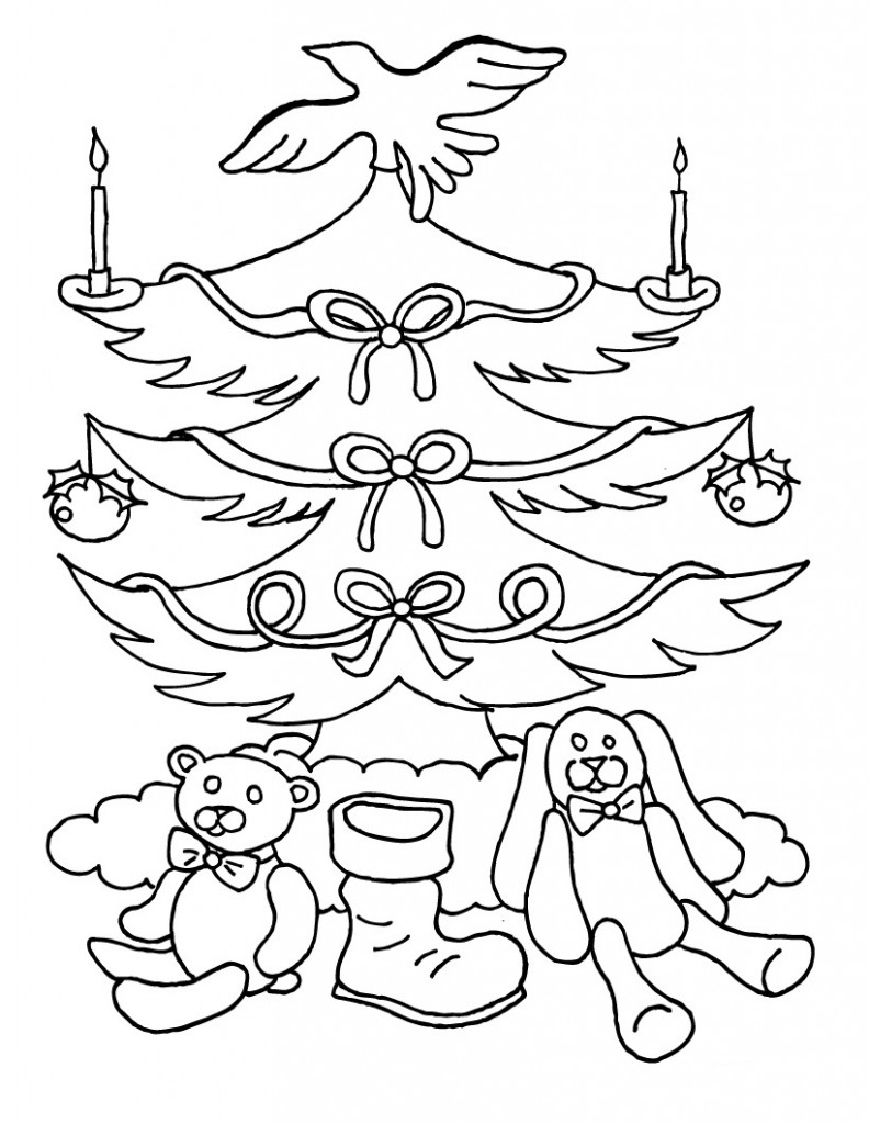 88 Tree Coloring Pages for Kids Printable 79