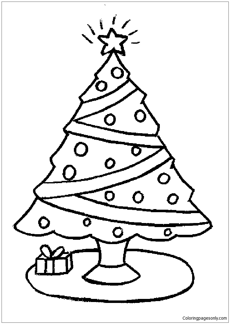 88 Tree Coloring Pages for Kids Printable 86