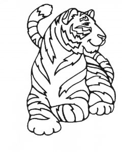 90 Printable Tiger Coloring Pages for Kids 21