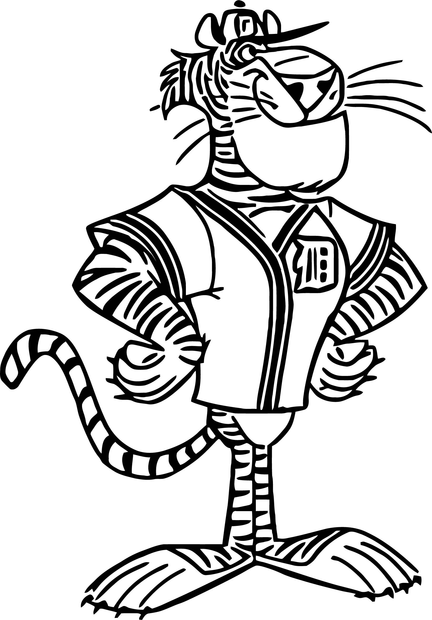 90 Printable Tiger Coloring Pages for Kids 26