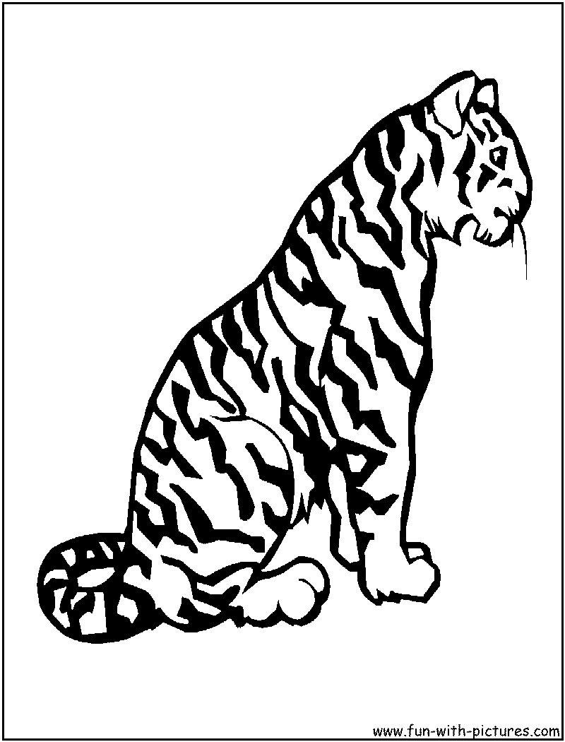 90 Printable Tiger Coloring Pages for Kids 32