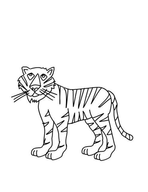 90 Printable Tiger Coloring Pages for Kids 43