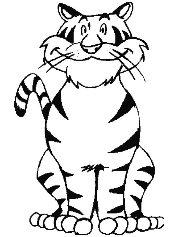 90 Printable Tiger Coloring Pages for Kids 5