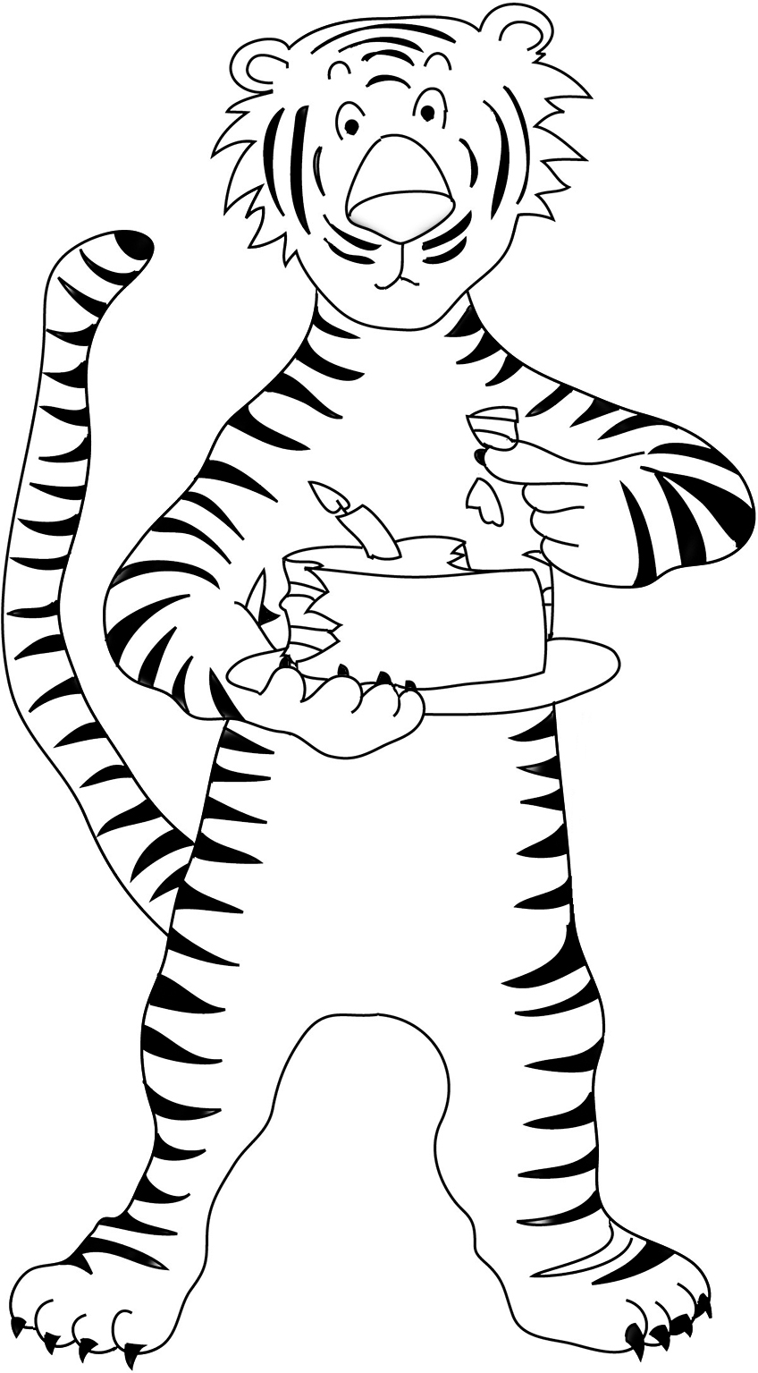 90 Printable Tiger Coloring Pages for Kids 52