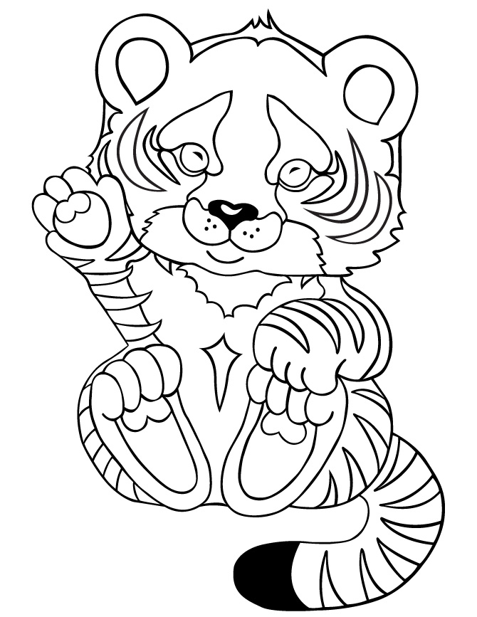 90 Printable Tiger Coloring Pages for Kids 59