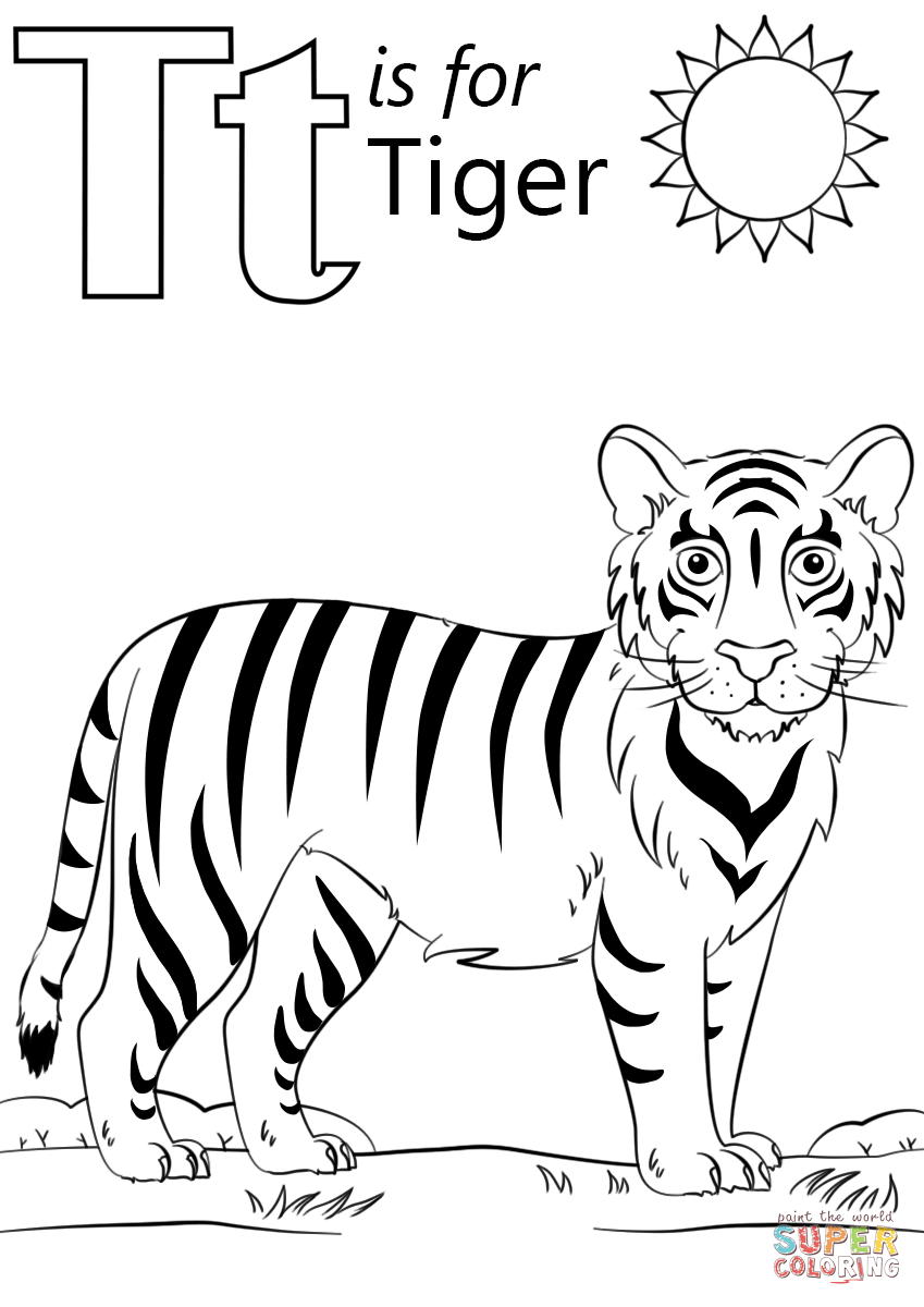 90 Printable Tiger Coloring Pages for Kids 72