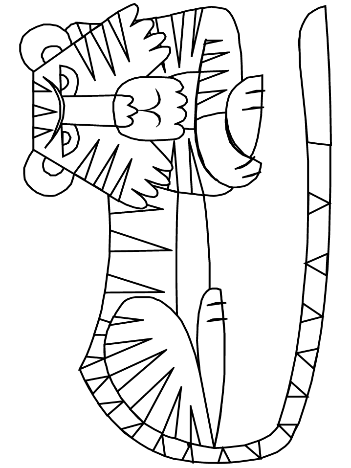 90 Printable Tiger Coloring Pages for Kids 77