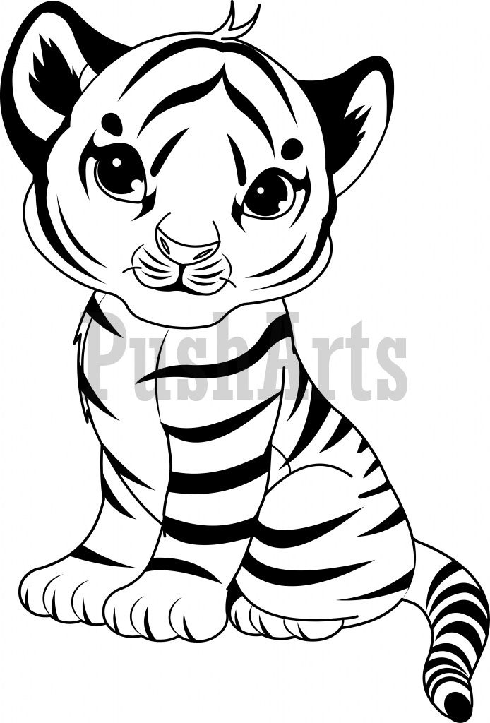 90 Printable Tiger Coloring Pages for Kids 90