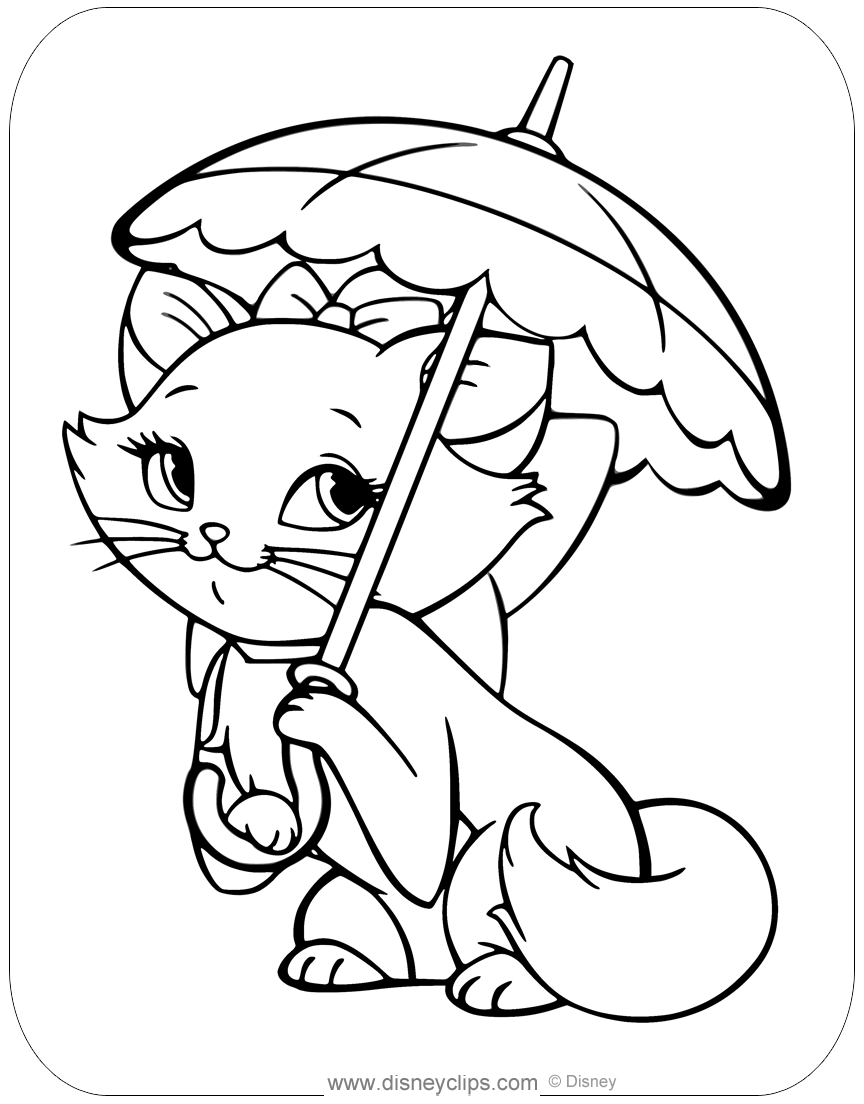 94 Aristocats Coloring Pages Printable 10