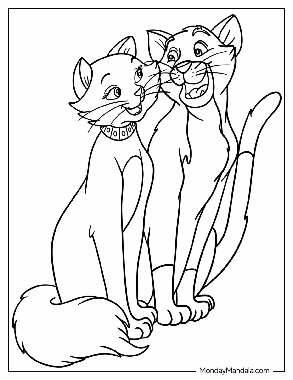 94 Aristocats Coloring Pages Printable 15