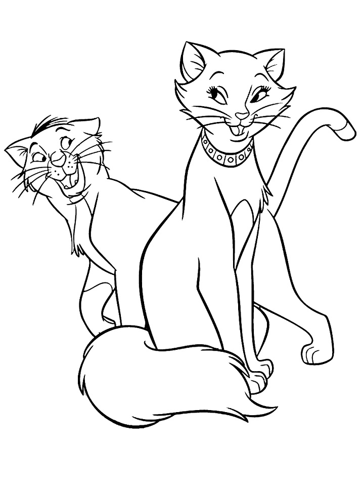 94 Aristocats Coloring Pages Printable 16