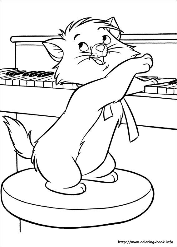 94 Aristocats Coloring Pages Printable 2