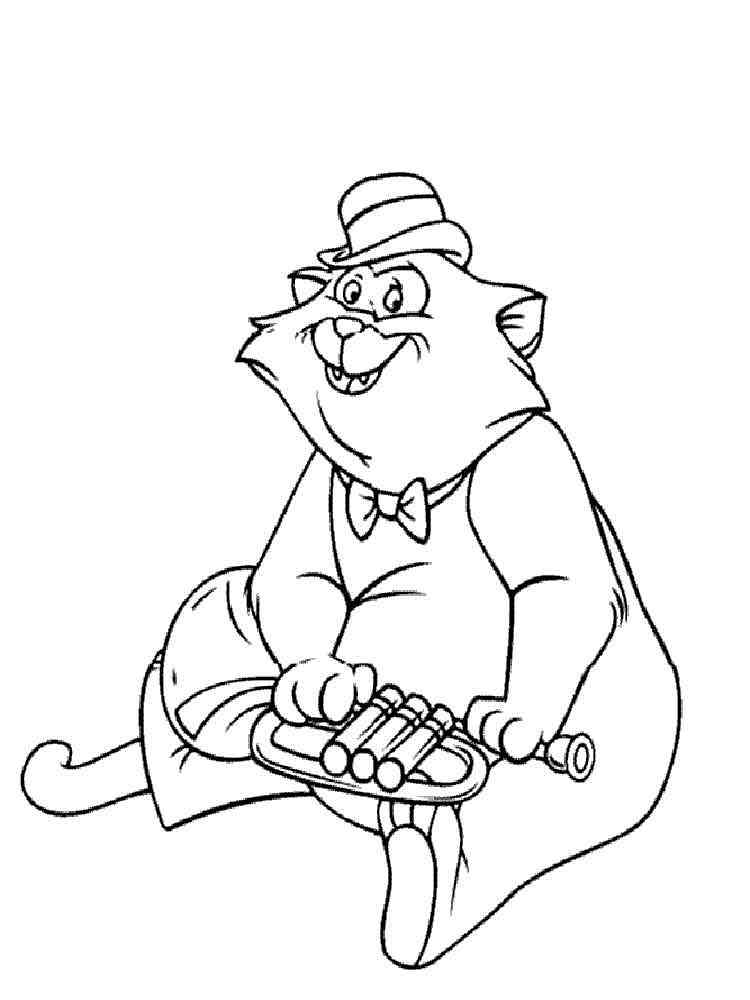 94 Aristocats Coloring Pages Printable 28