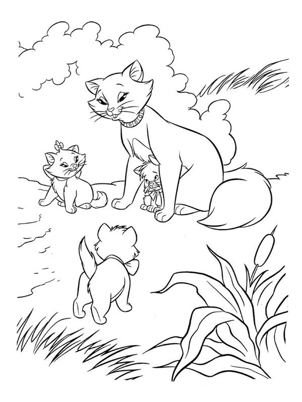 94 Aristocats Coloring Pages Printable 31