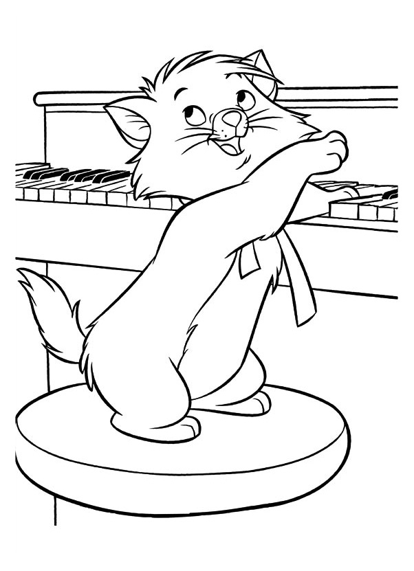 94 Aristocats Coloring Pages Printable 37