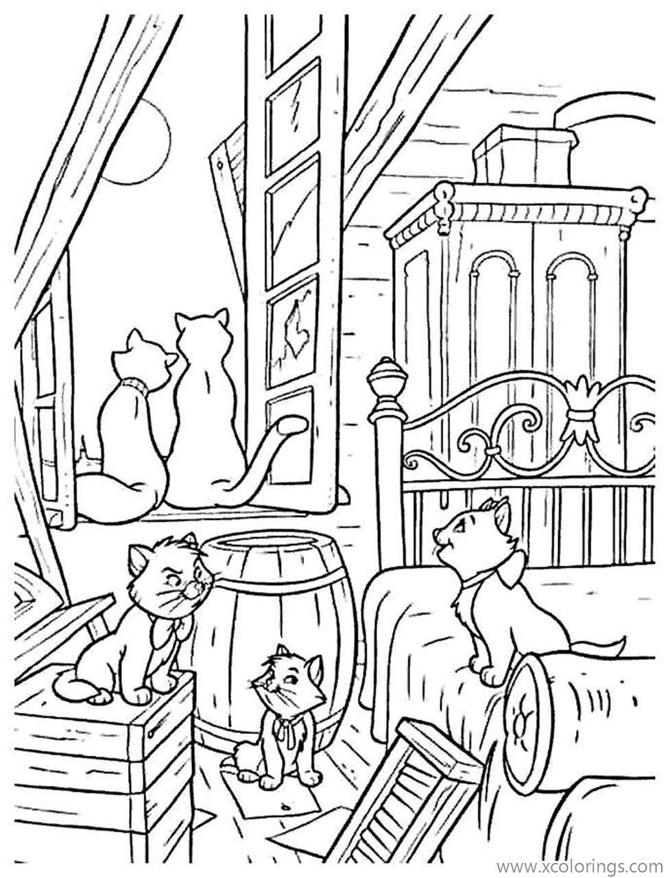 94 Aristocats Coloring Pages Printable 39