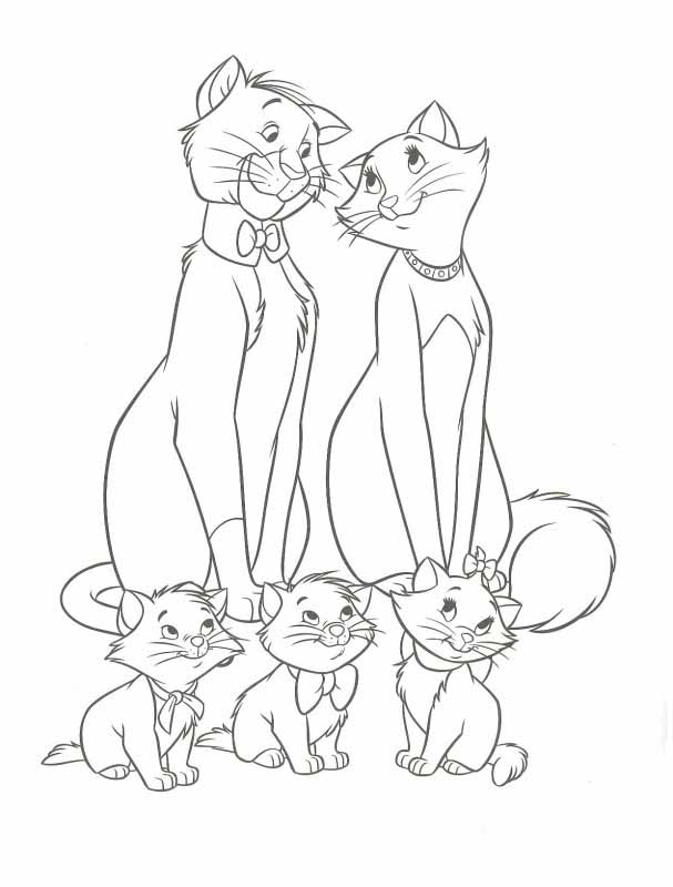 94 Aristocats Coloring Pages Printable 4