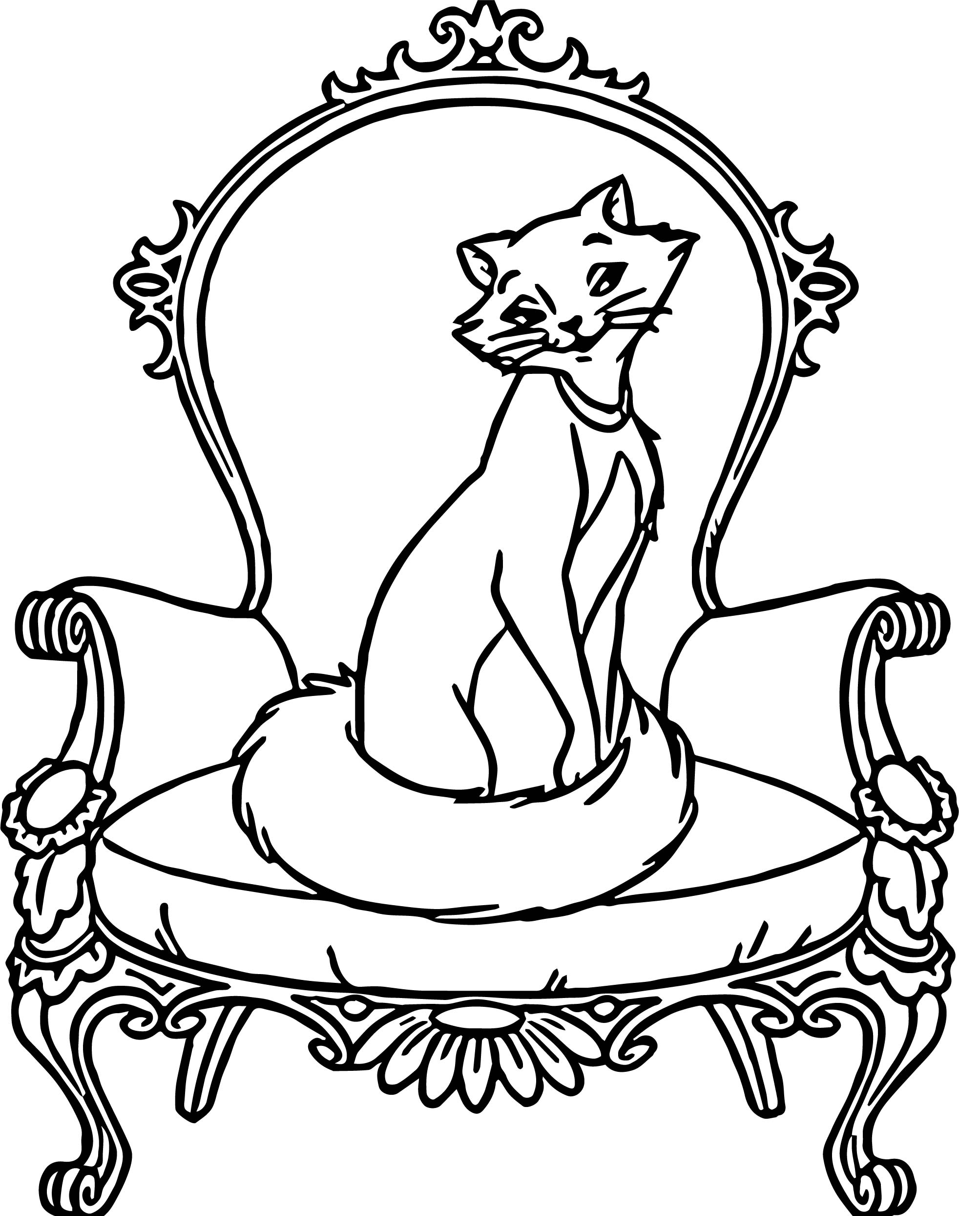 94 Aristocats Coloring Pages Printable 40