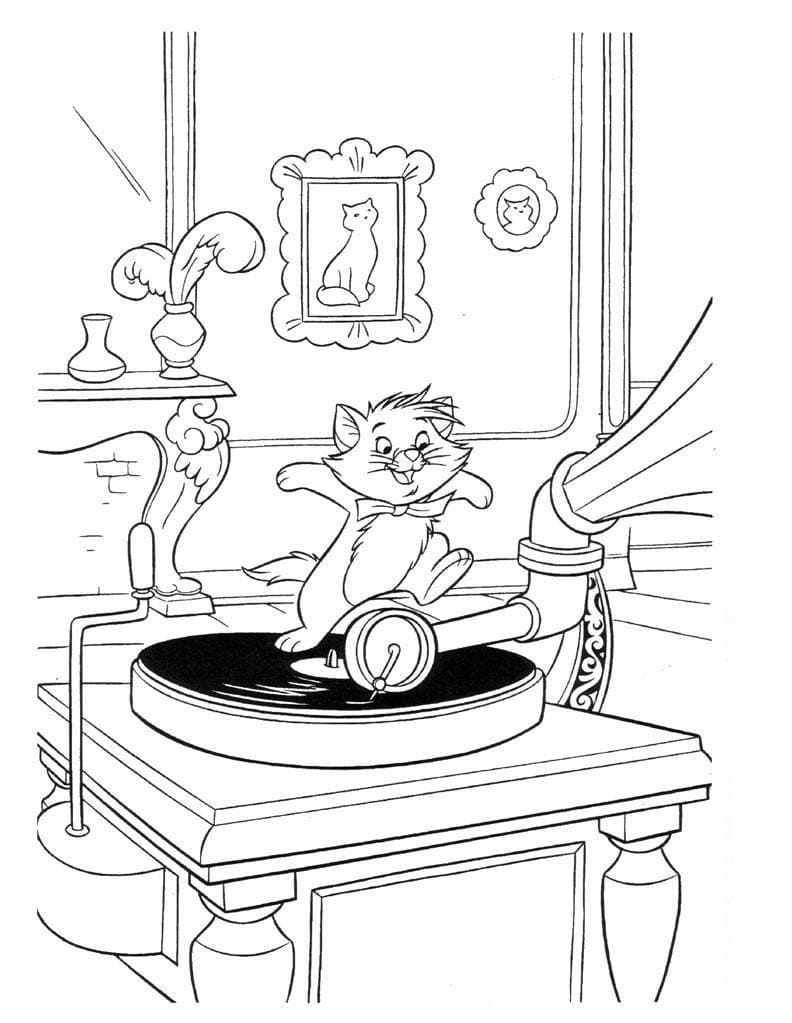 94 Aristocats Coloring Pages Printable 42