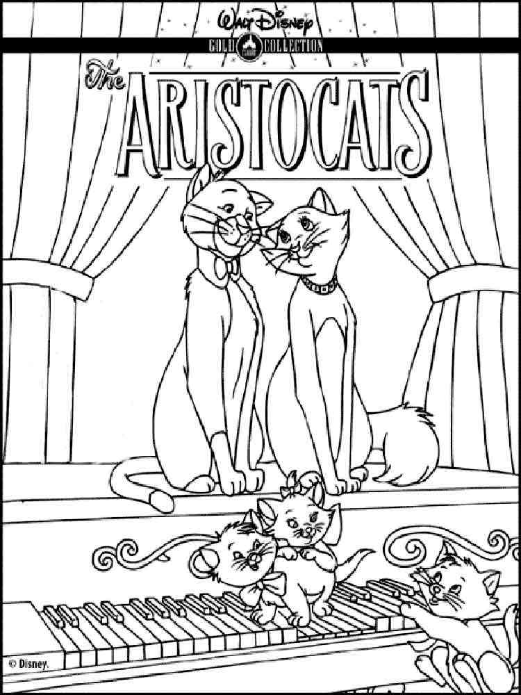 94 Aristocats Coloring Pages Printable 43