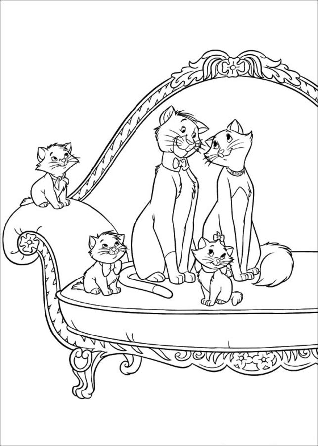 94 Aristocats Coloring Pages Printable 44