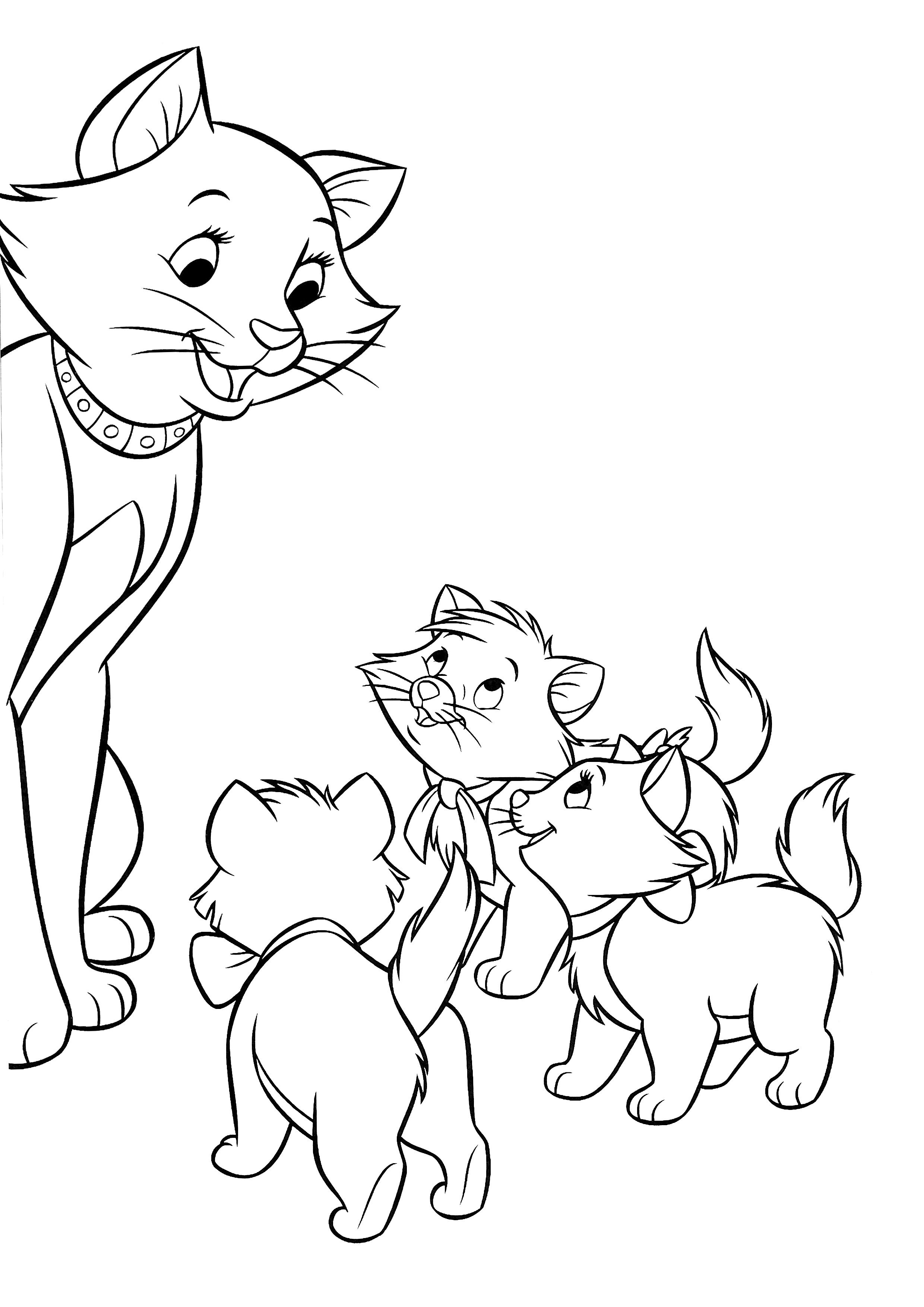 94 Aristocats Coloring Pages Printable 47