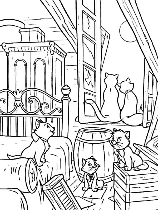 94 Aristocats Coloring Pages Printable 48