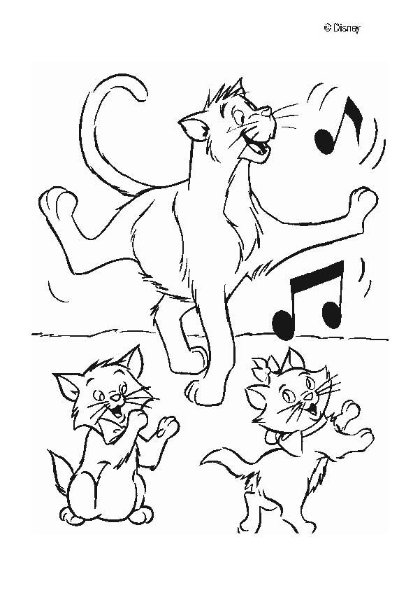 94 Aristocats Coloring Pages Printable 56